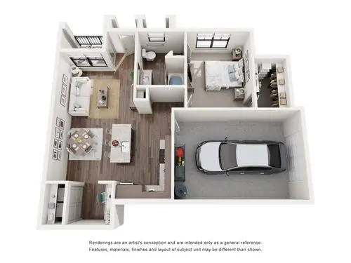 The Fordham at Eagle Springs Houston Apartment Floor Plan 8