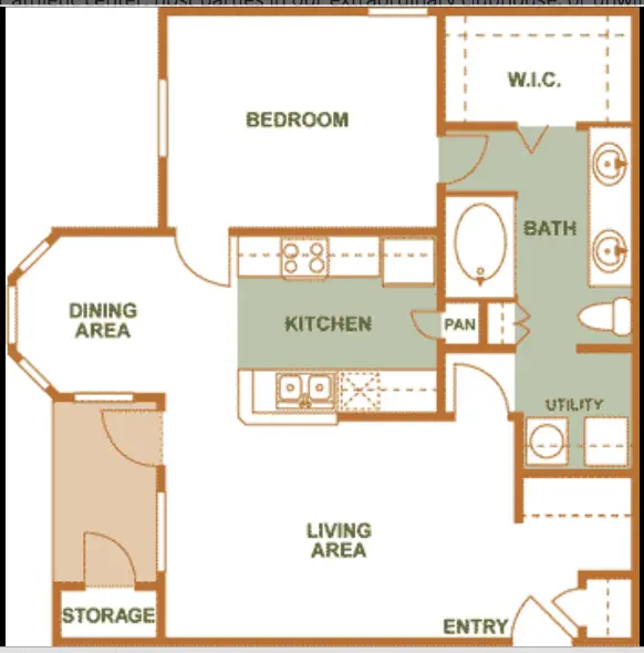 The Franklin Apartments Houston Floor Plan 3