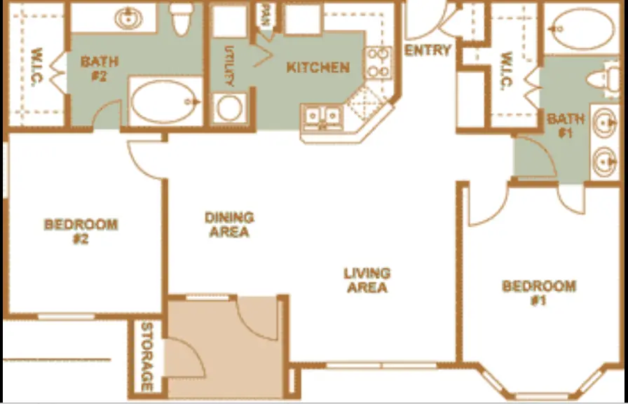 The Franklin Apartments Houston Floor Plan 5