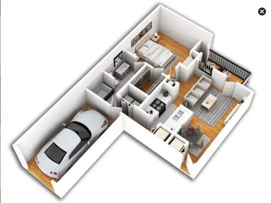 The Gentry Apartments Houston Floor Plan 2