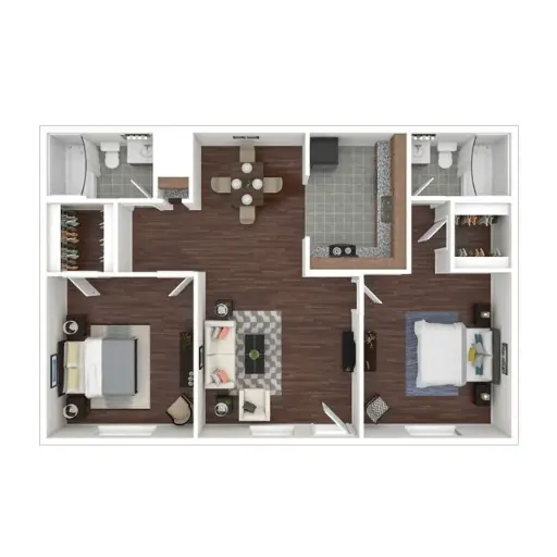 The Grove at Pinemont Houston Apartment Floor Plan 5