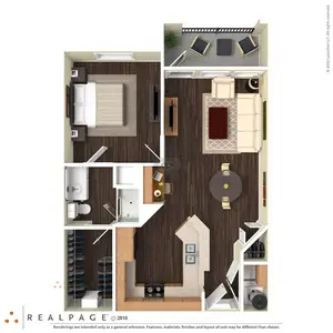 The Heritage Montgomery Houston Apartment Floor plan 2