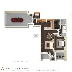 The Heritage Montgomery Houston Apartment Floor plan 3