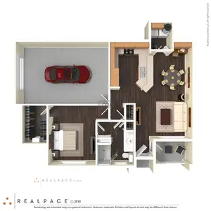 The Heritage Montgomery Houston Apartment Floor plan 4