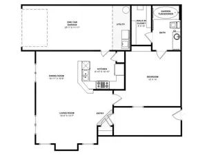 The Lodge at Spring Shadows Houston Apartment Floor Plan 5