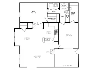 The Lodge at Spring Shadows Houston Apartment Floor Plan 7
