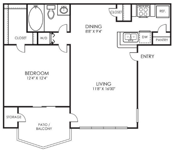 The Pearce on the Lake Floorplan 3