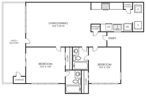 The Pearce on the Lake Floorplan 4