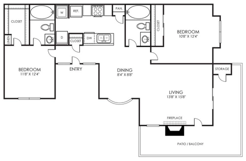 The Pearce on the Lake Floorplan 5