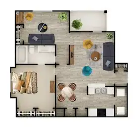 The Place at Barker Cypress Apartment Houston Floor Plan 10