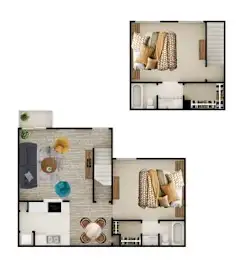 The Place at Barker Cypress Apartment Houston Floor Plan 13