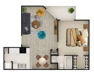 The Place at Barker Cypress Houston Apartment Floor Plan 24