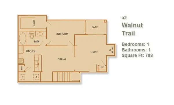 The Reserve at Autumn Creek Houston Apartments Floor Plan 2