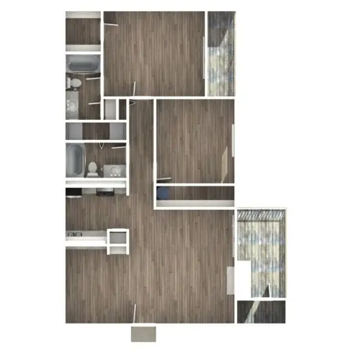 The Shore Apartments League City Houston Apartment Floor Plan 4