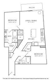 The Sovereign at Regent Square Houston Apartment Floor Plan 10