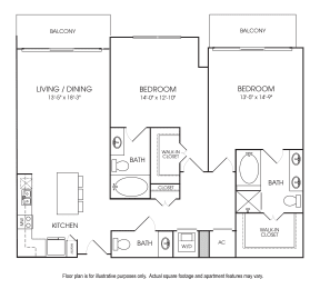 The Sovereign at Regent Square Houston Apartment Floor Plan 11