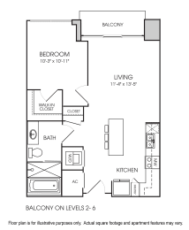 The Sovereign at Regent Square Houston Apartment Floor Plan 4