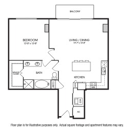 The Sovereign at Regent Square Houston Apartment Floor Plan 6