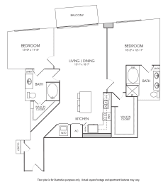 The Sovereign at Regent Square Houston Apartment Floor Plan 8