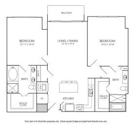 The Sovereign at Regent Square Houston Apartment Floor Plan 9