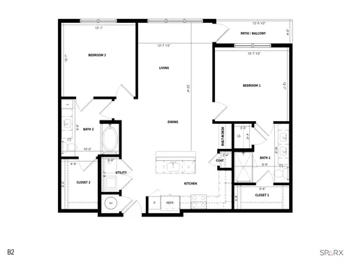 The Standard on the River Floorplan 10