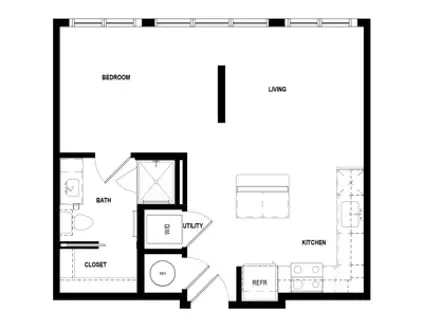 The Standard on the River Floorplan 2