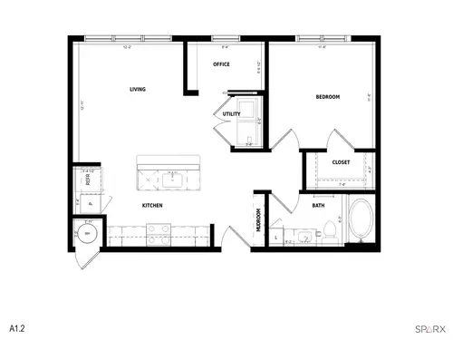 The Standard on the River Floorplan 5