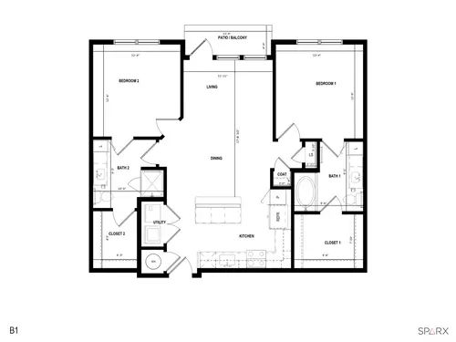 The Standard on the River Floorplan 9