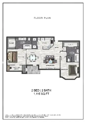 The Trestles Stafford Houston Apartments Floor Plan 4