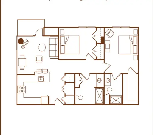 The Village of River Oaks Houston Apartment Floor Plan 16