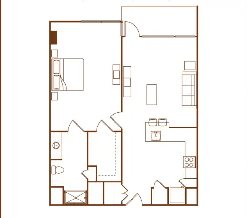 The Village of River Oaks Houston Apartment Floor Plan 3