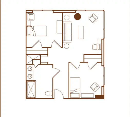 The Village of River Oaks Houston Apartment Floor Plan 8