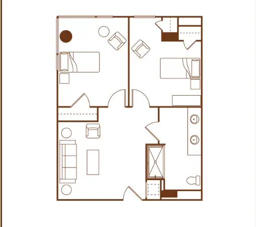 The Village of River Oaks Houston Apartment Floor Plan 9