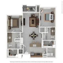 The Villas at Bunker Hill Floorplan 11