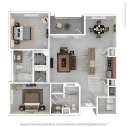 The Villas at Bunker Hill Floorplan 13