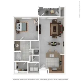 The Villas at Bunker Hill Floorplan 5