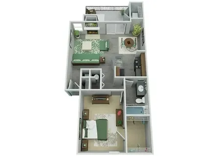 Trailpoint at the Woodlands Floorplan 1