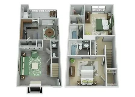 Trailpoint at the Woodlands Floorplan 3