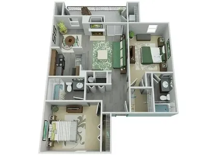 Trailpoint at the Woodlands Floorplan 4