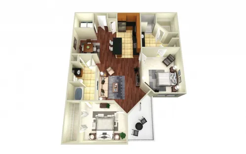 Verdir at Hermann Park Floorplan 8