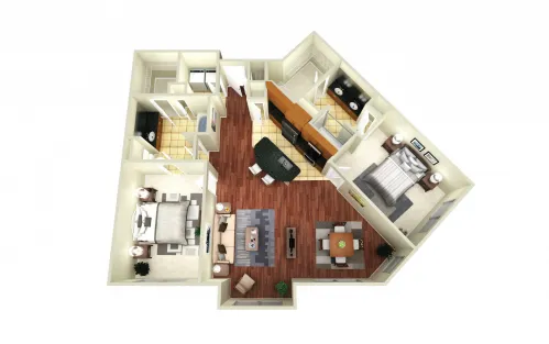 Verdir at Hermann Park Floorplan 9