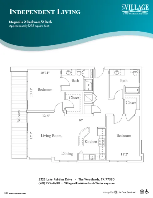 Village at Woodlands Waterway Floorplan 1