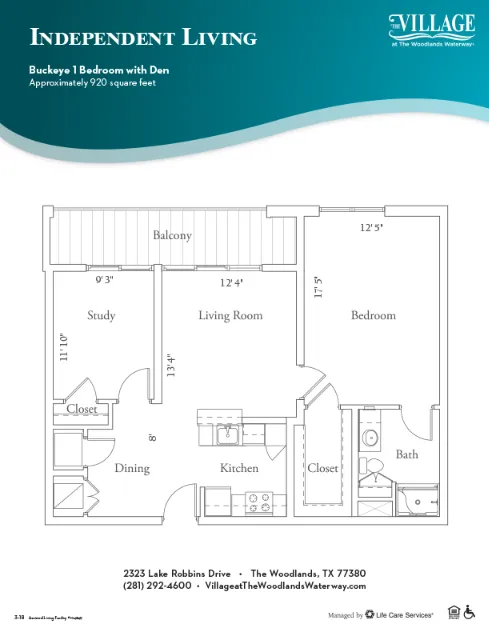 Village at Woodlands Waterway Floorplan 3