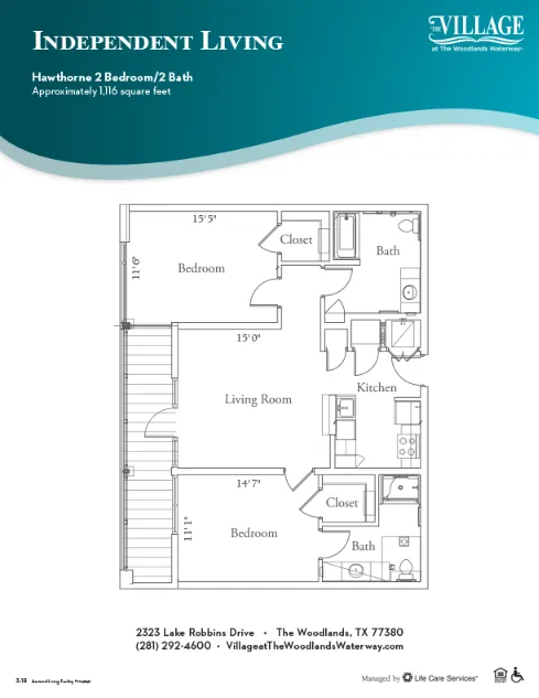 Village at Woodlands Waterway Floorplan 5