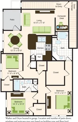 Village on the Lake Floorplan 13