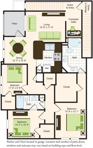 Village on the Lake Floorplan 14