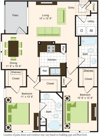 Village on the Lake Floorplan 7