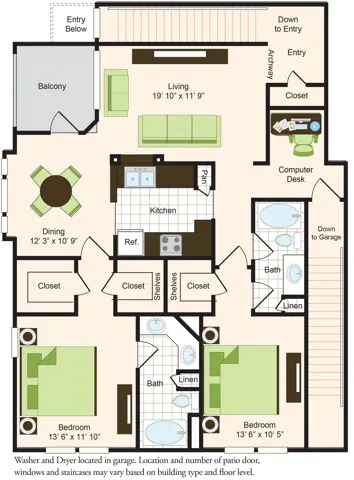 Village on the Lake Floorplan 9