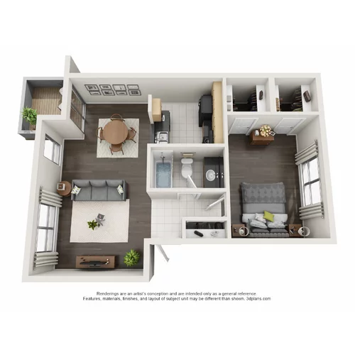 Woods of Spring Grove Floorplan 1