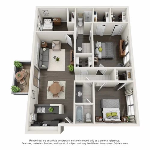 Woods of Spring Grove Floorplan 4